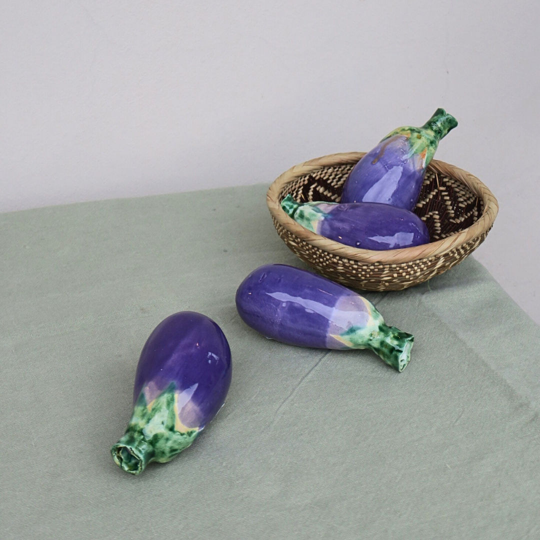 Ceramic Eggplant