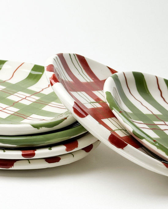 Ceramic Festive Side Plate