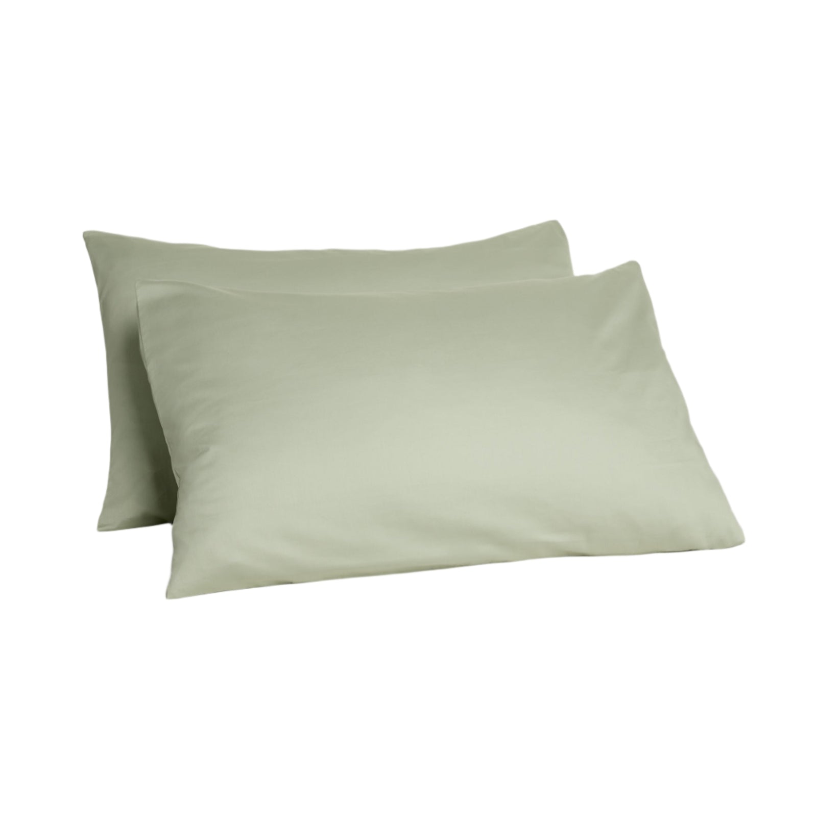 Sateen Organic Cotton Pillowcases - Solstice Green