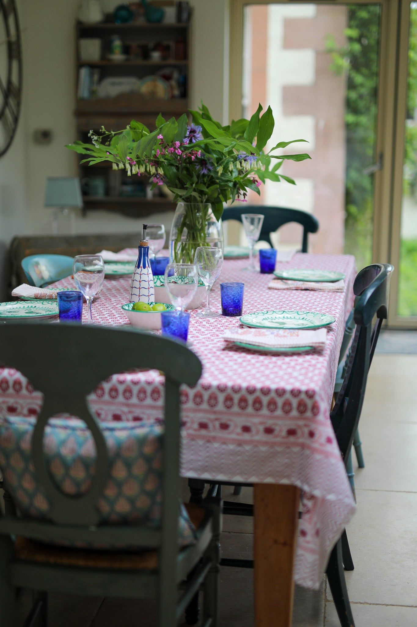 Nellie Tablecloth In Pink