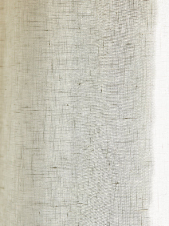 Cafe Curtain 32 - Pocket Top - Elderfield Turpentine - Pole Width 28.3cm x Drop 97cm