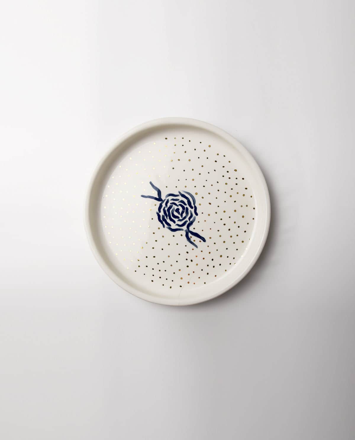 Royal Blue Dessert Plate