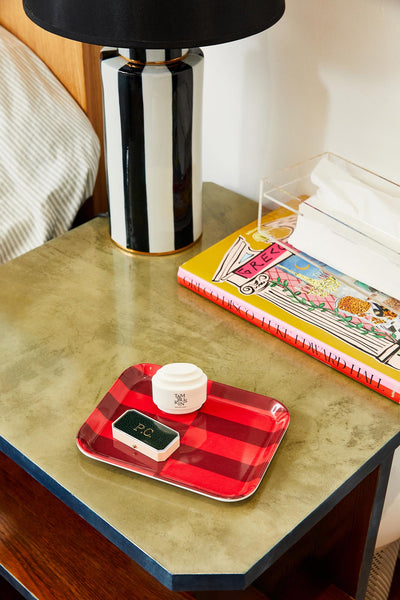 Red Tray 19cm