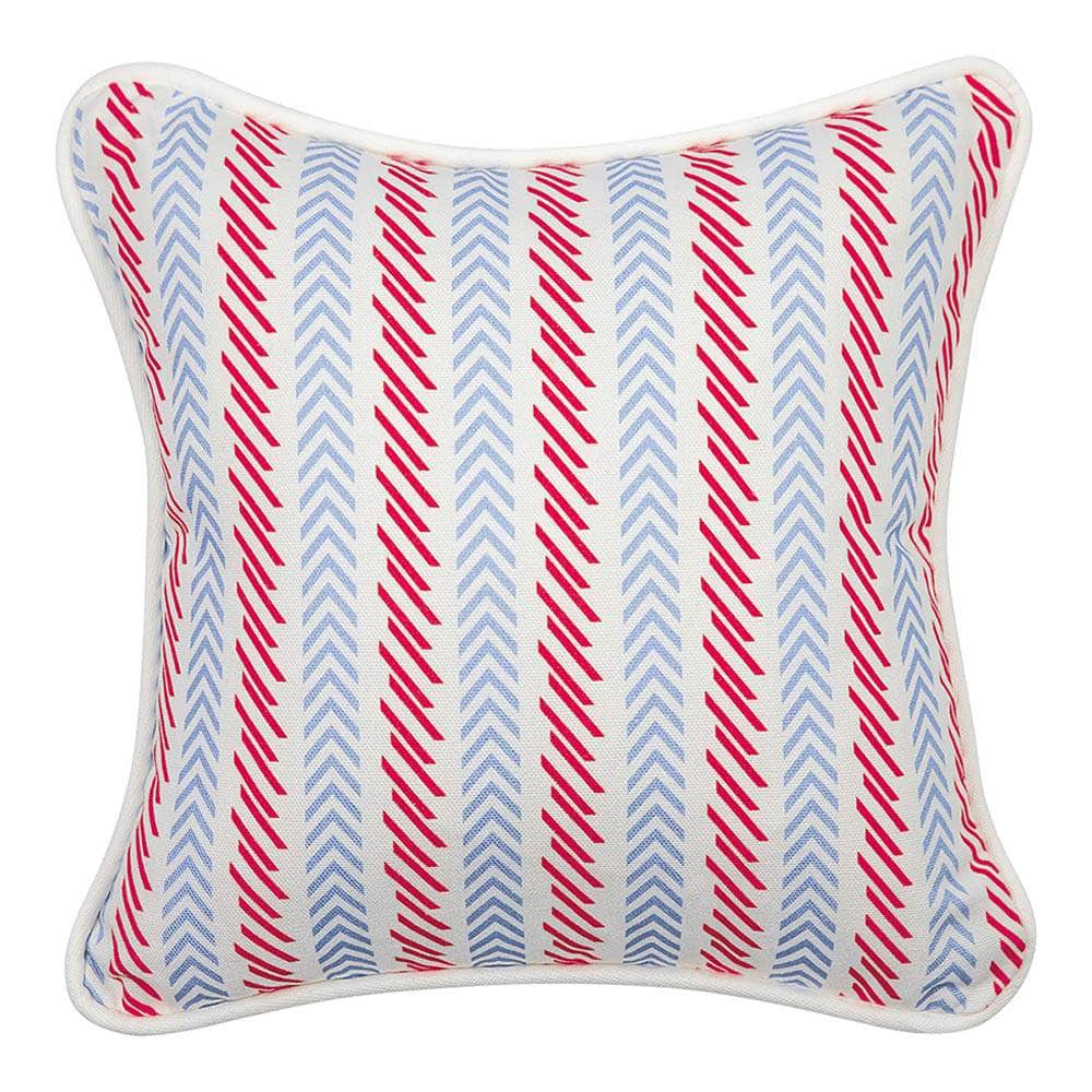 The Barnaby Cushion - Bright Blue and Berry - Tiny Tots