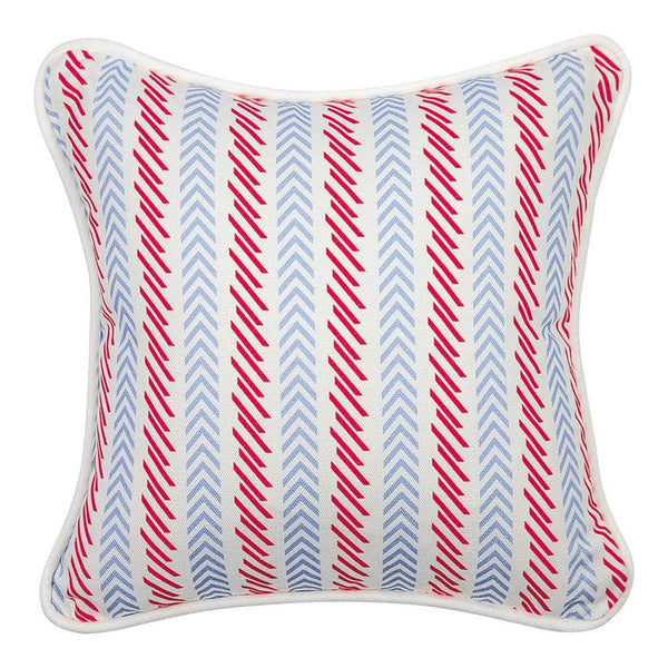 The Barnaby Cushion - Bright Blue and Berry - Tiny Tots