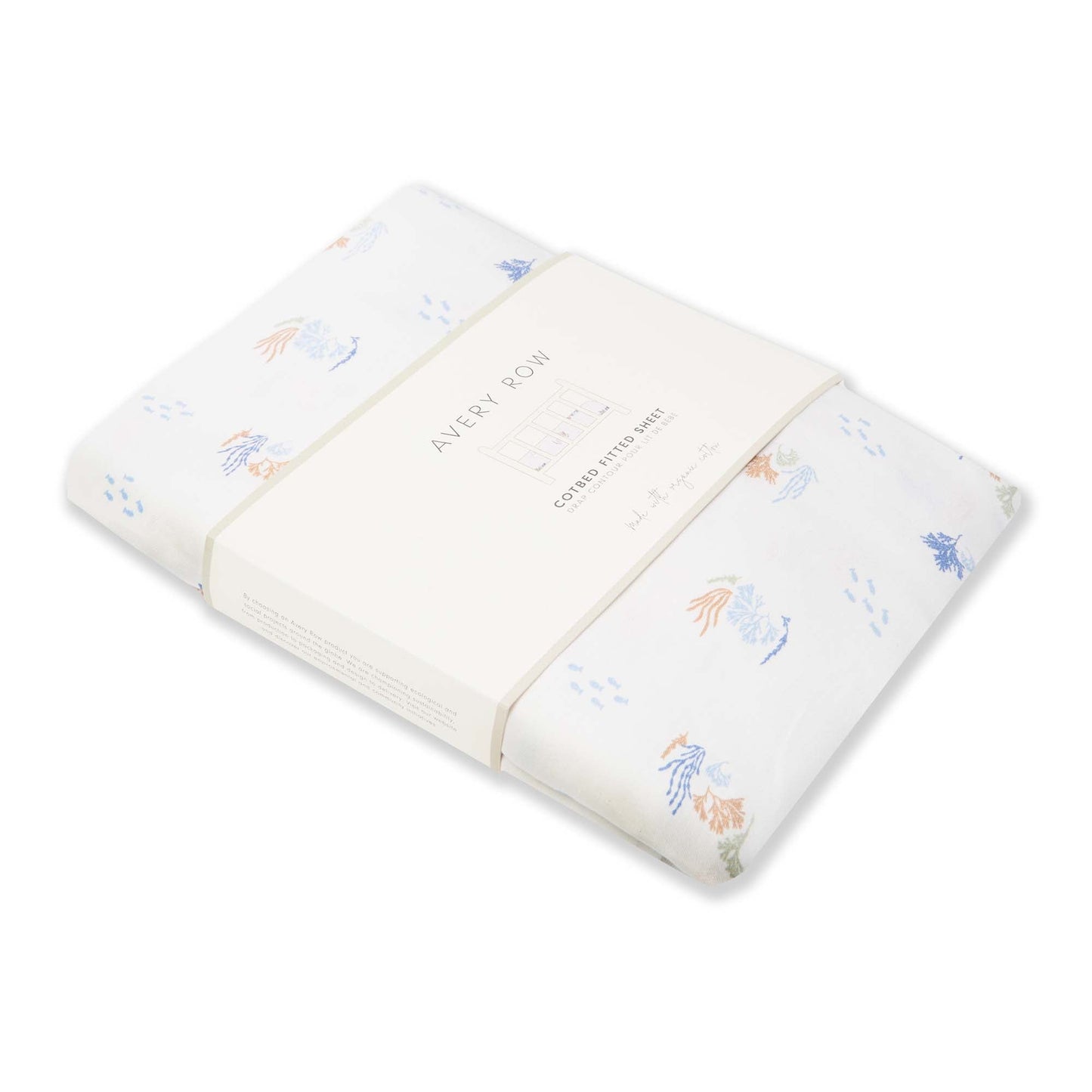 Cotbed Fitted Sheet - Coastline