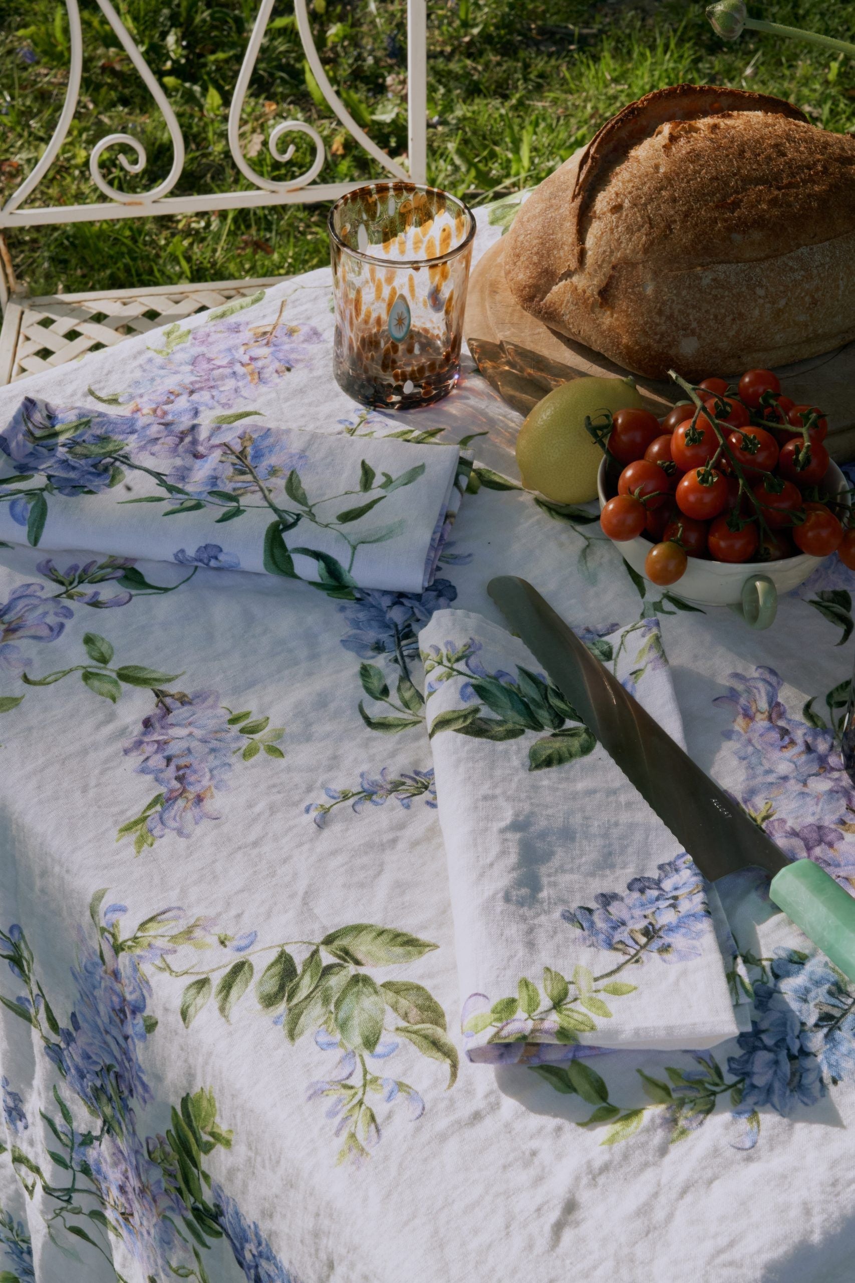 Wisteria Linen Napkin