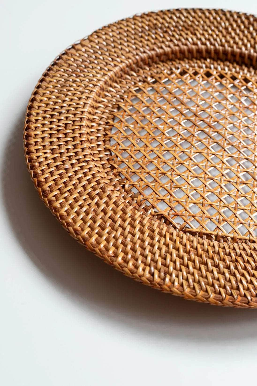 Rattan Charger Plate