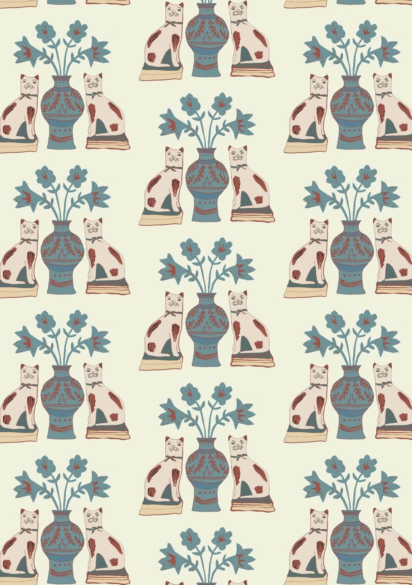 Pair of Cats Wallpaper - Granny's House