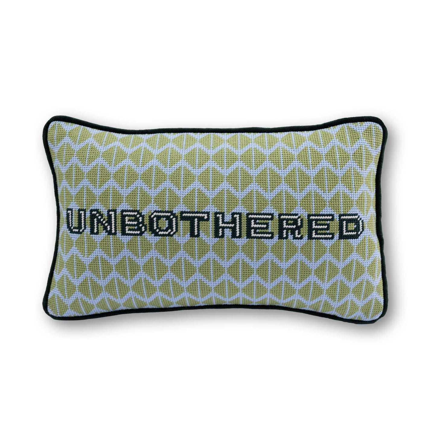 Unbothered Needlepoint Pillow