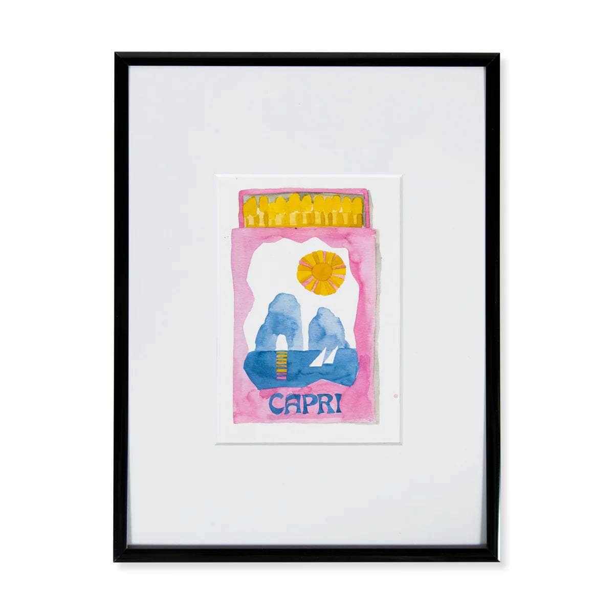 Capri Matchbook Art Print