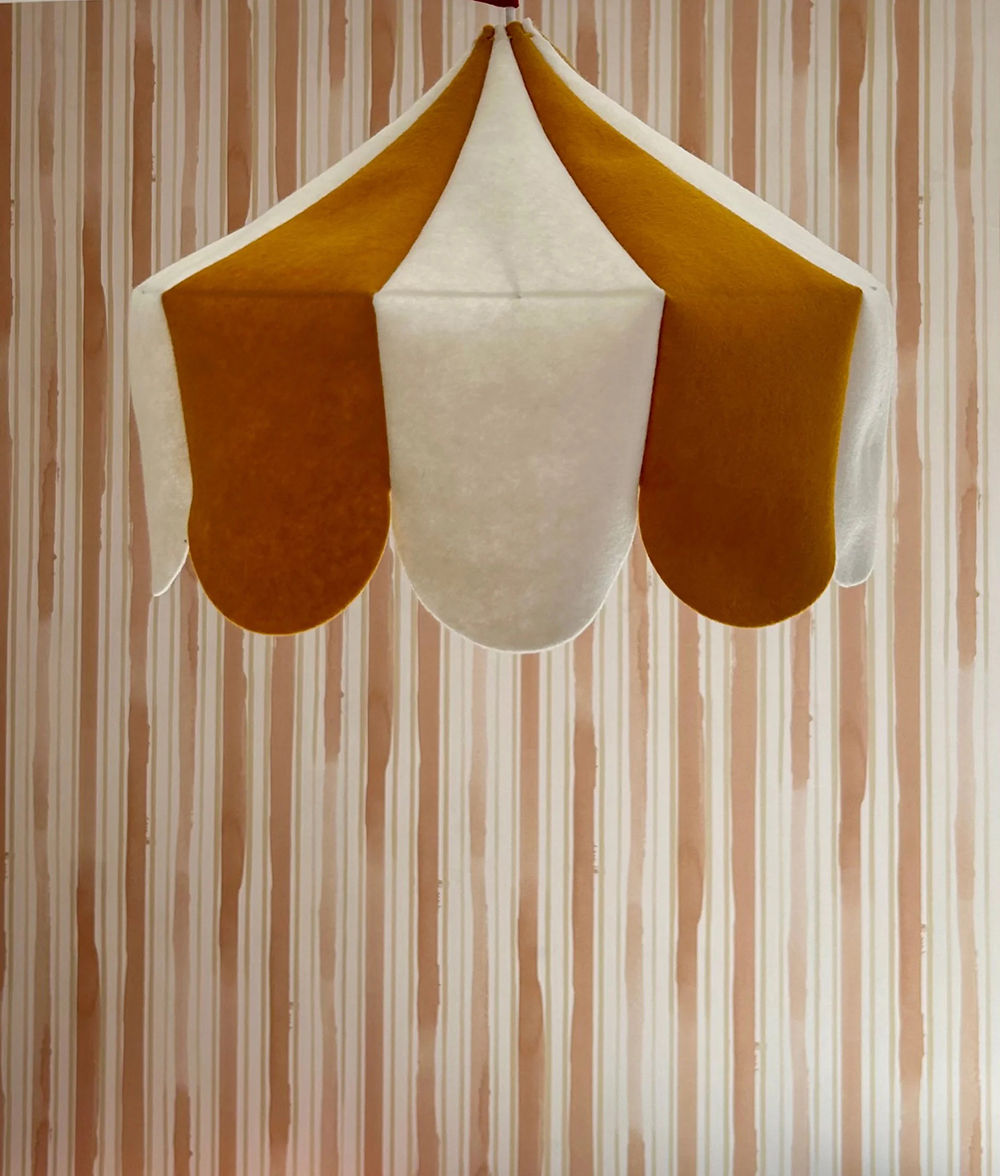 Terracotta Stripe Wallpaper