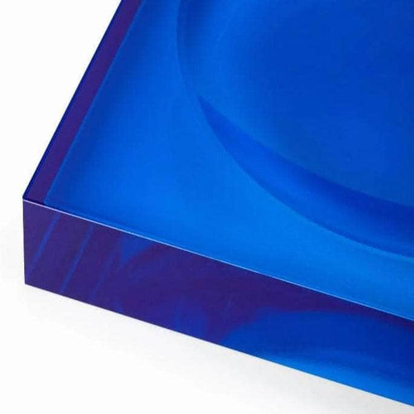 Italians Do It Better Glass Tray - Blue