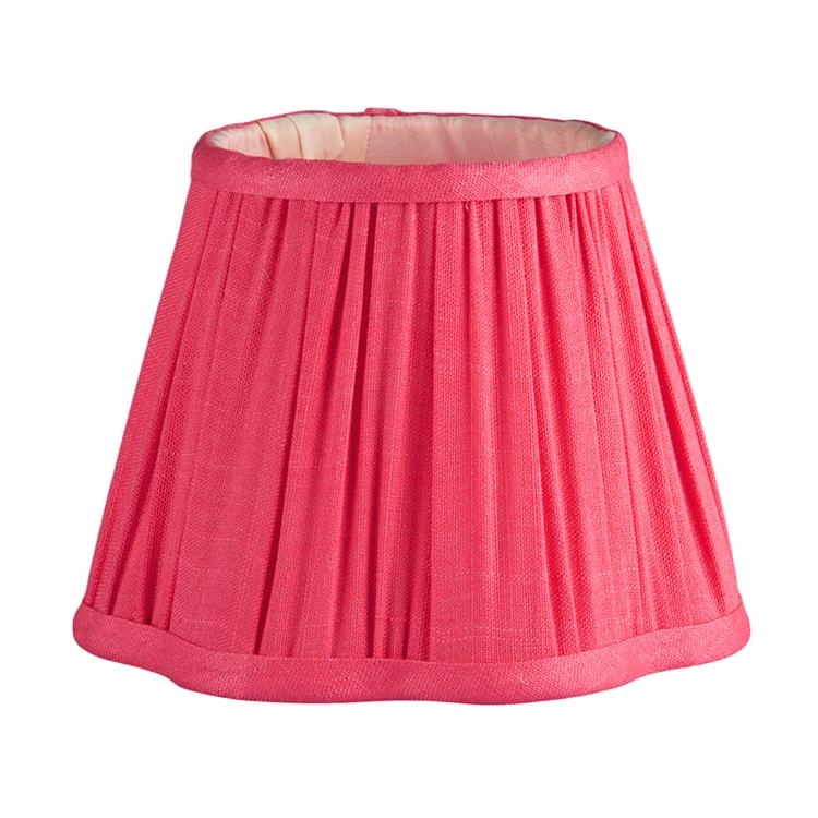 Watermelon Pink Scallop Lampshade - 16cm