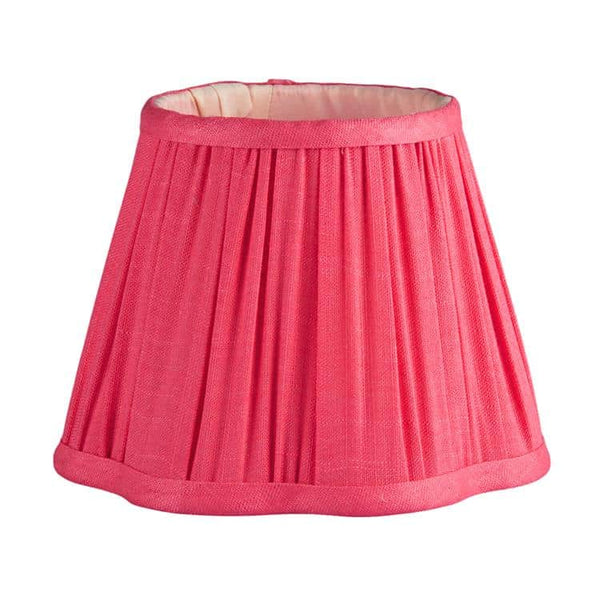 Watermelon Pink Scallop Lampshade - 16cm-