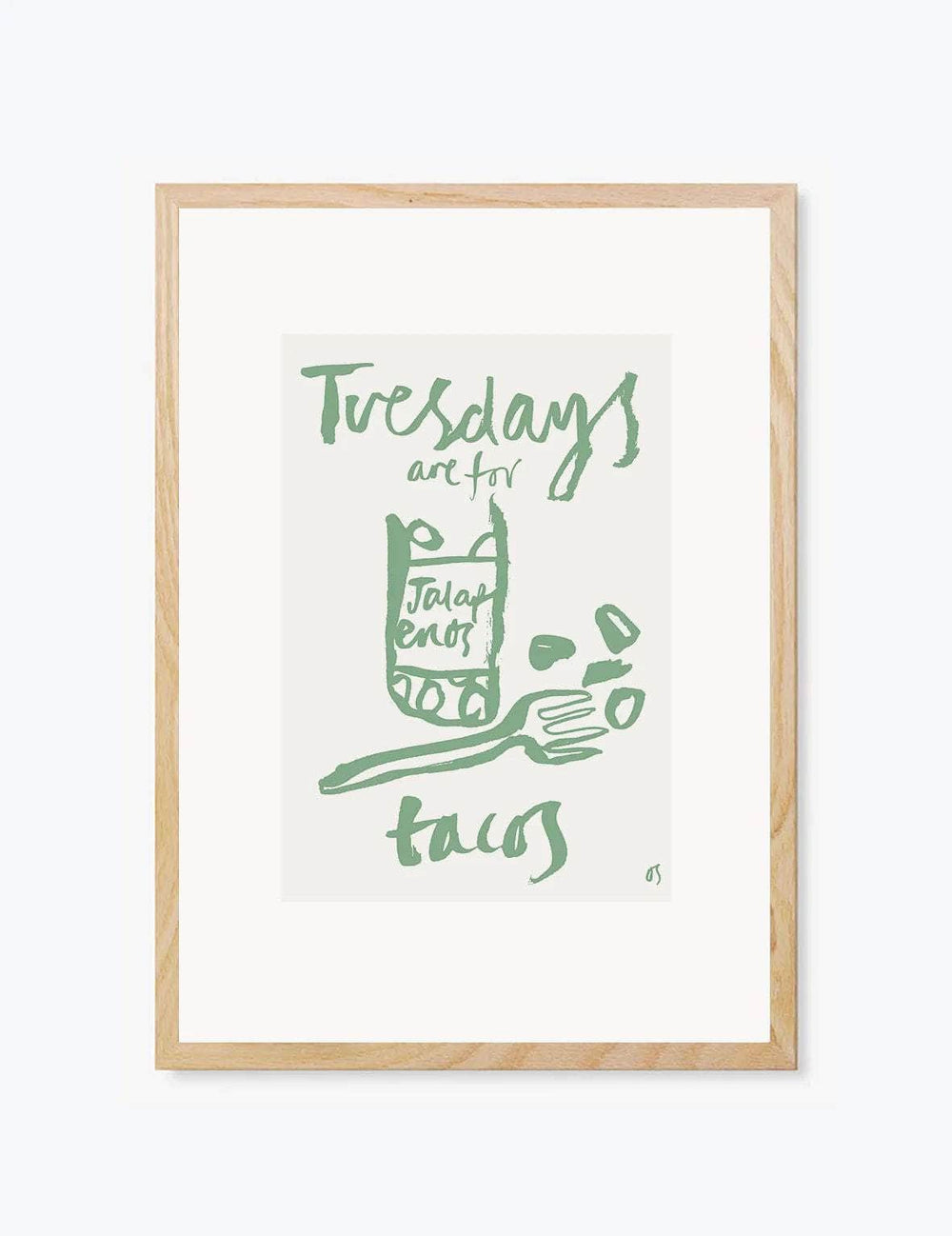 Tuesday | Wall Art Print
