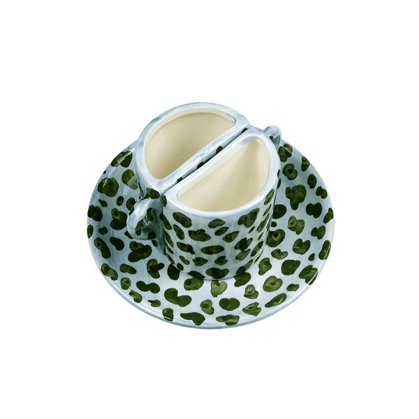 Tête a Tête Cup Set - Light Blue Dots