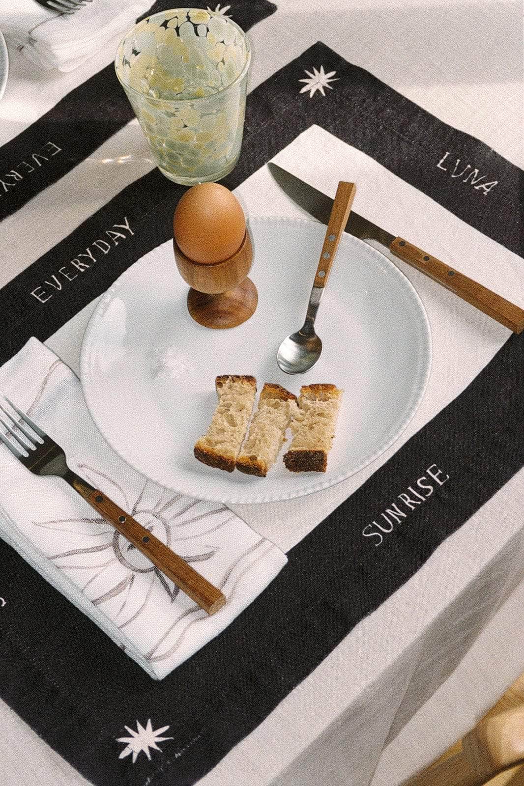 Arkitaip x Chiara Perano Set of Two Printed Linen Placemats