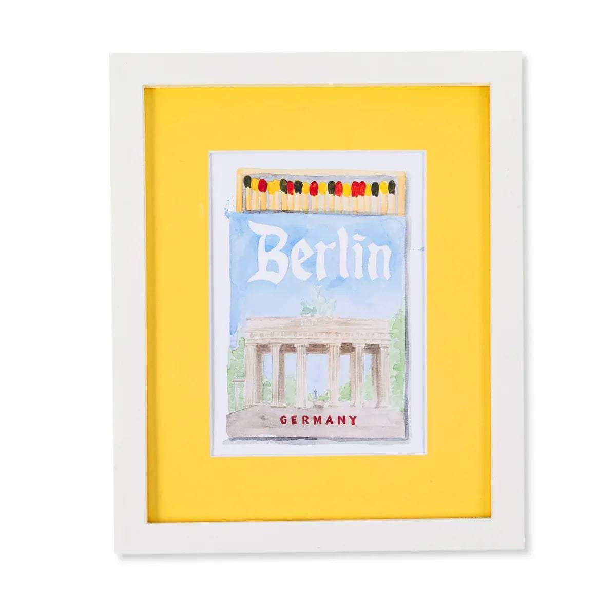 Berlin Matchbook Print