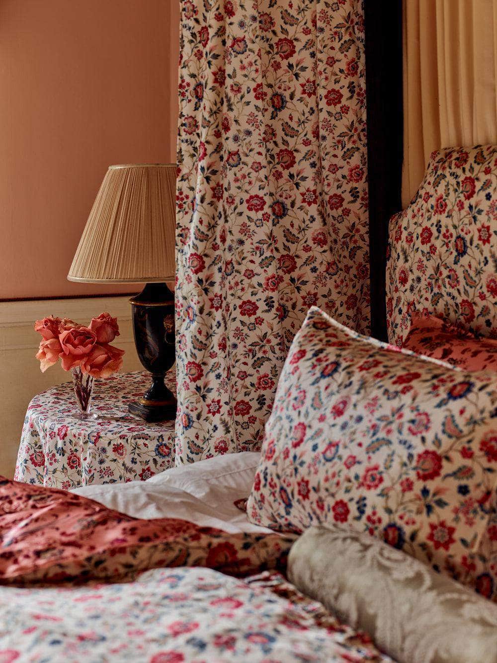 Ruffle Cushion Made With Liberty Fabric Eva Belle