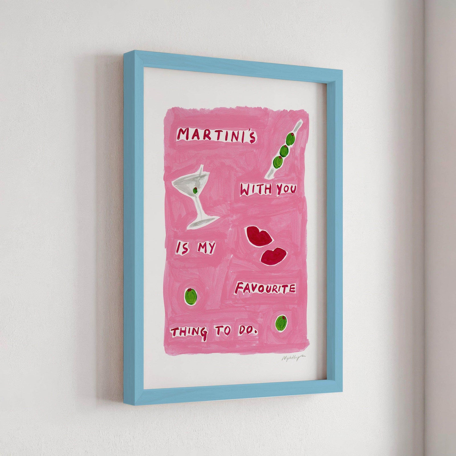 Martinis With You Print