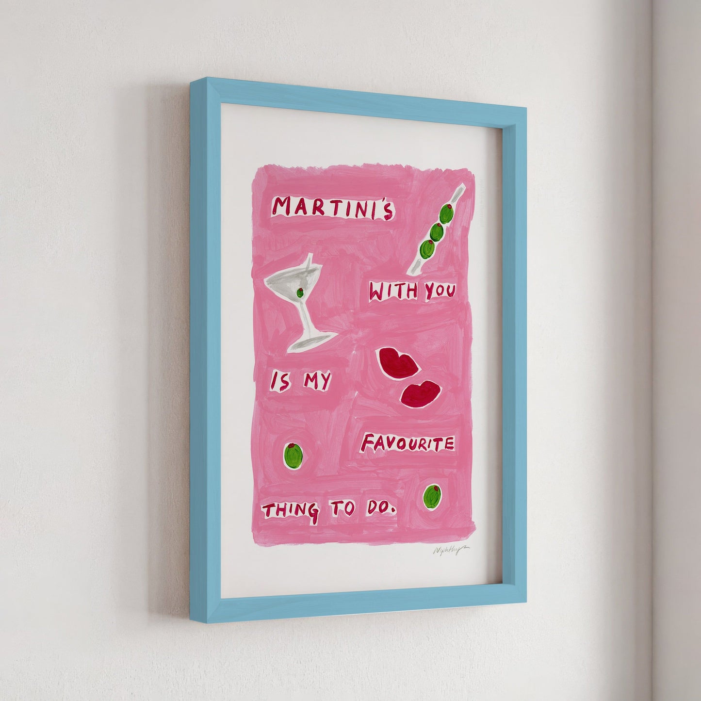 Martinis With You Print
