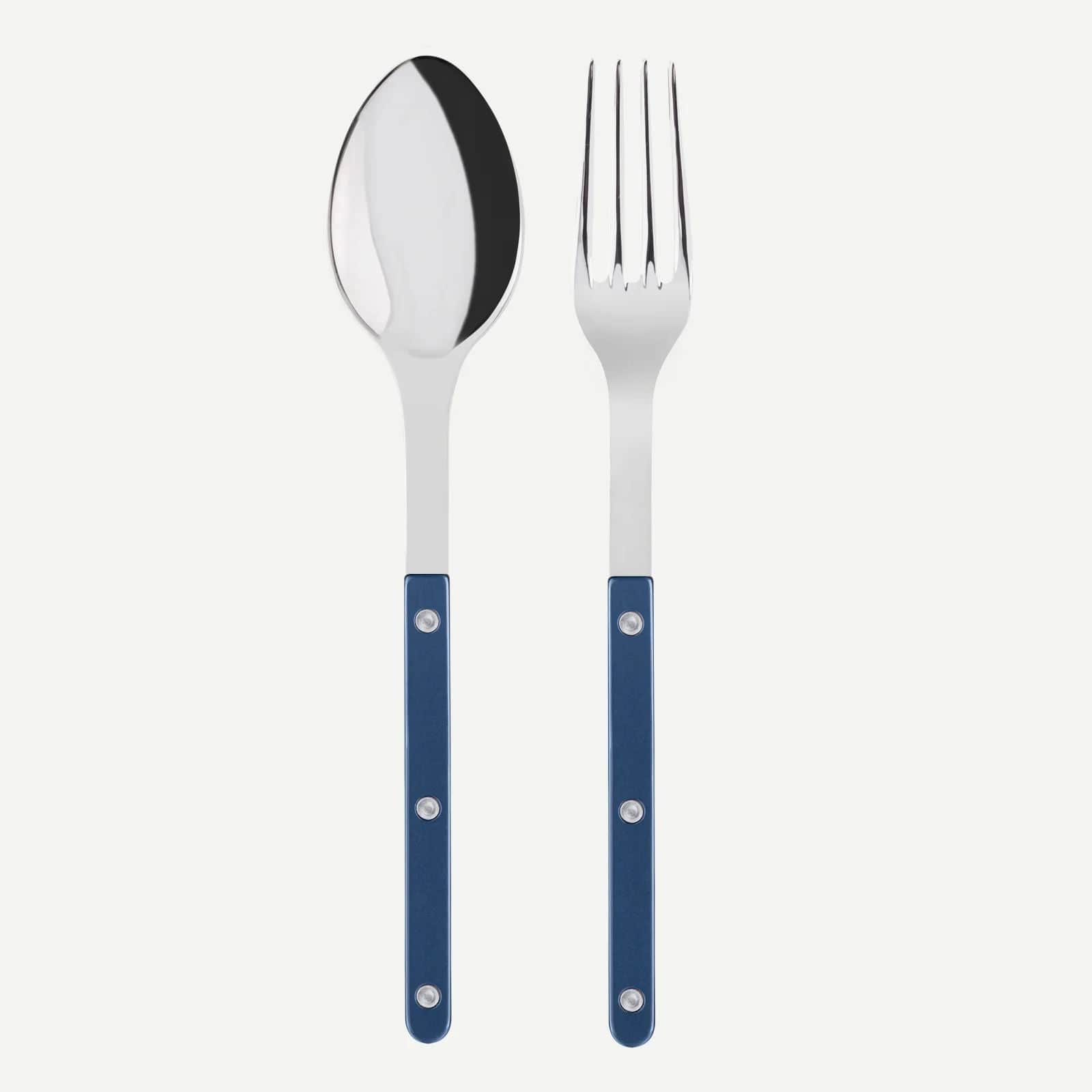 Bistrot Pearly Serving Set, Steel Blue