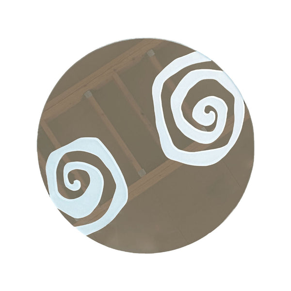 Spiral' Frosted Mirror