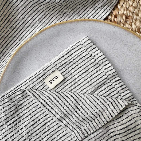 100% Linen Napkins OEKO-TEX® Certified – Striped X2