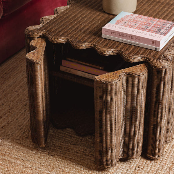 Peony Rattan Coffee Table
