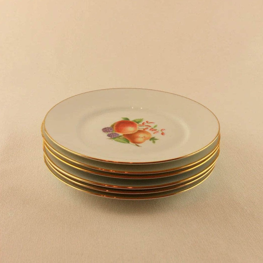 Vintage Dessert Plates | Set of 6