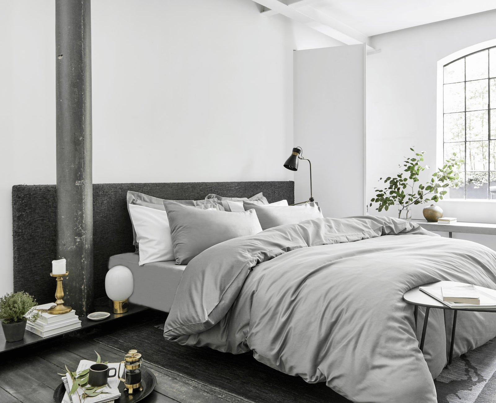 The House Babylon Collection Bedding Set | Grey