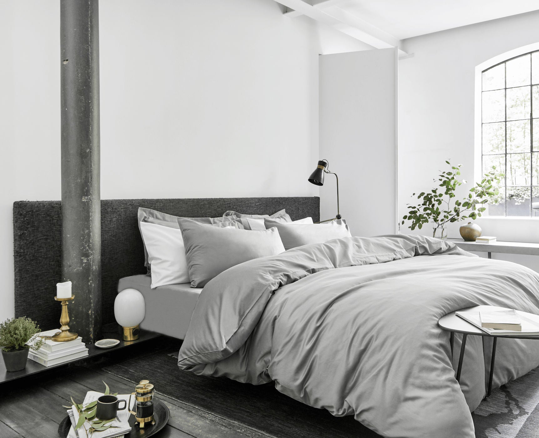The House Babylon Collection Bedding Set | Grey