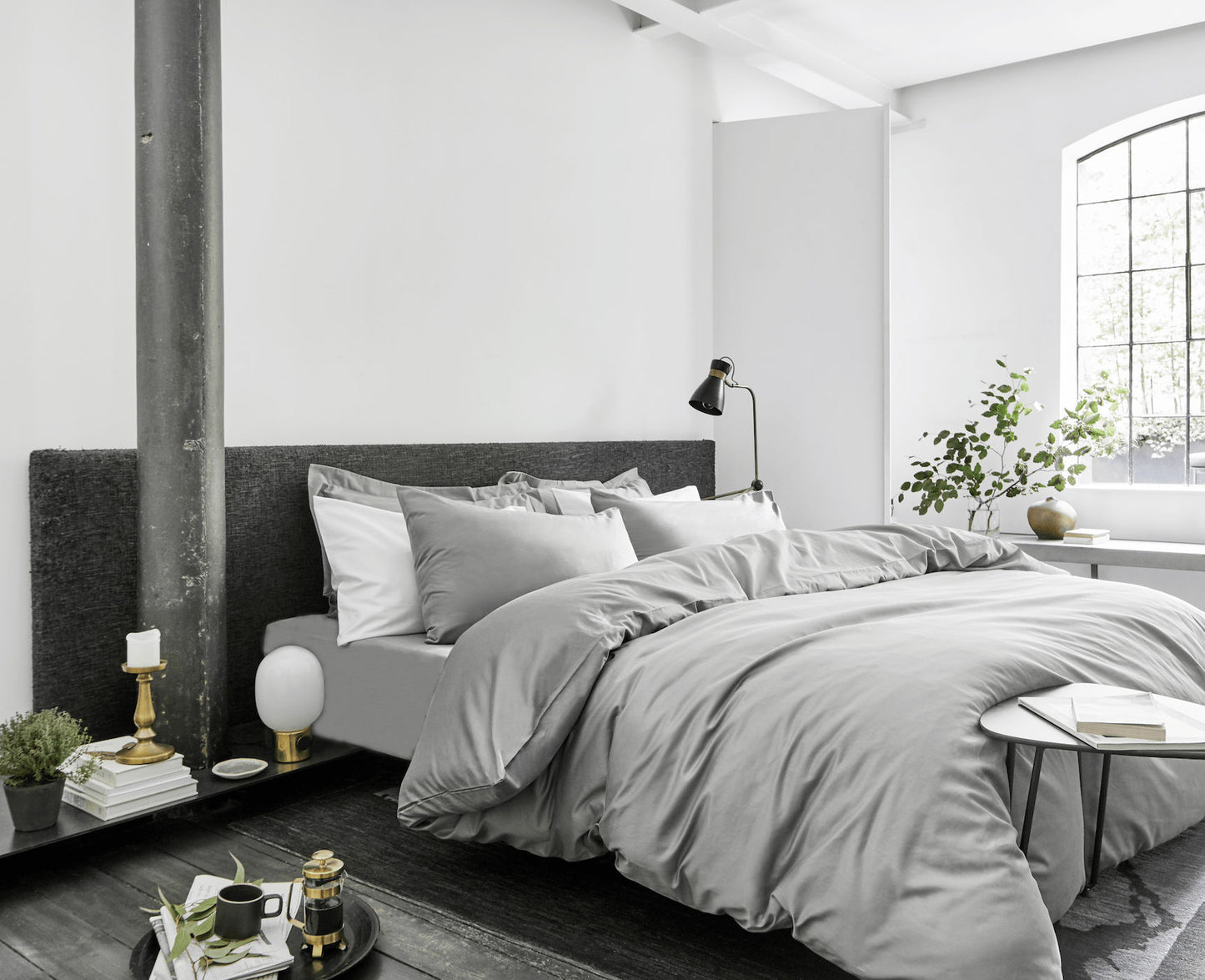 The House Babylon Collection Bedding Set | Grey