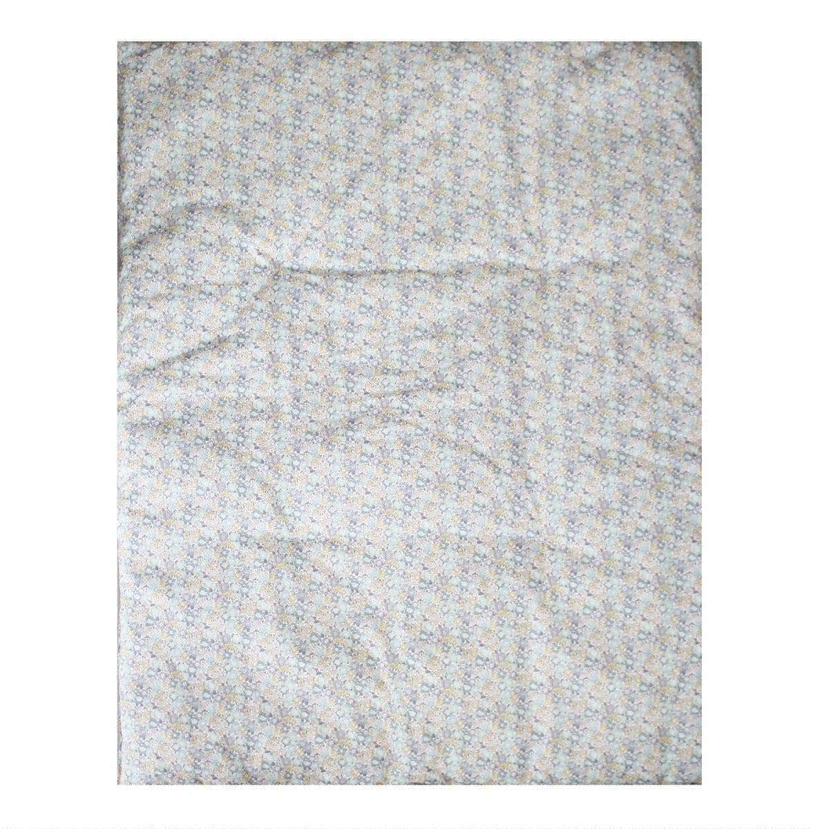 Reversible Heirloom Quilt Made With Liberty Fabric Michelle Sea Green & Capel Mustard