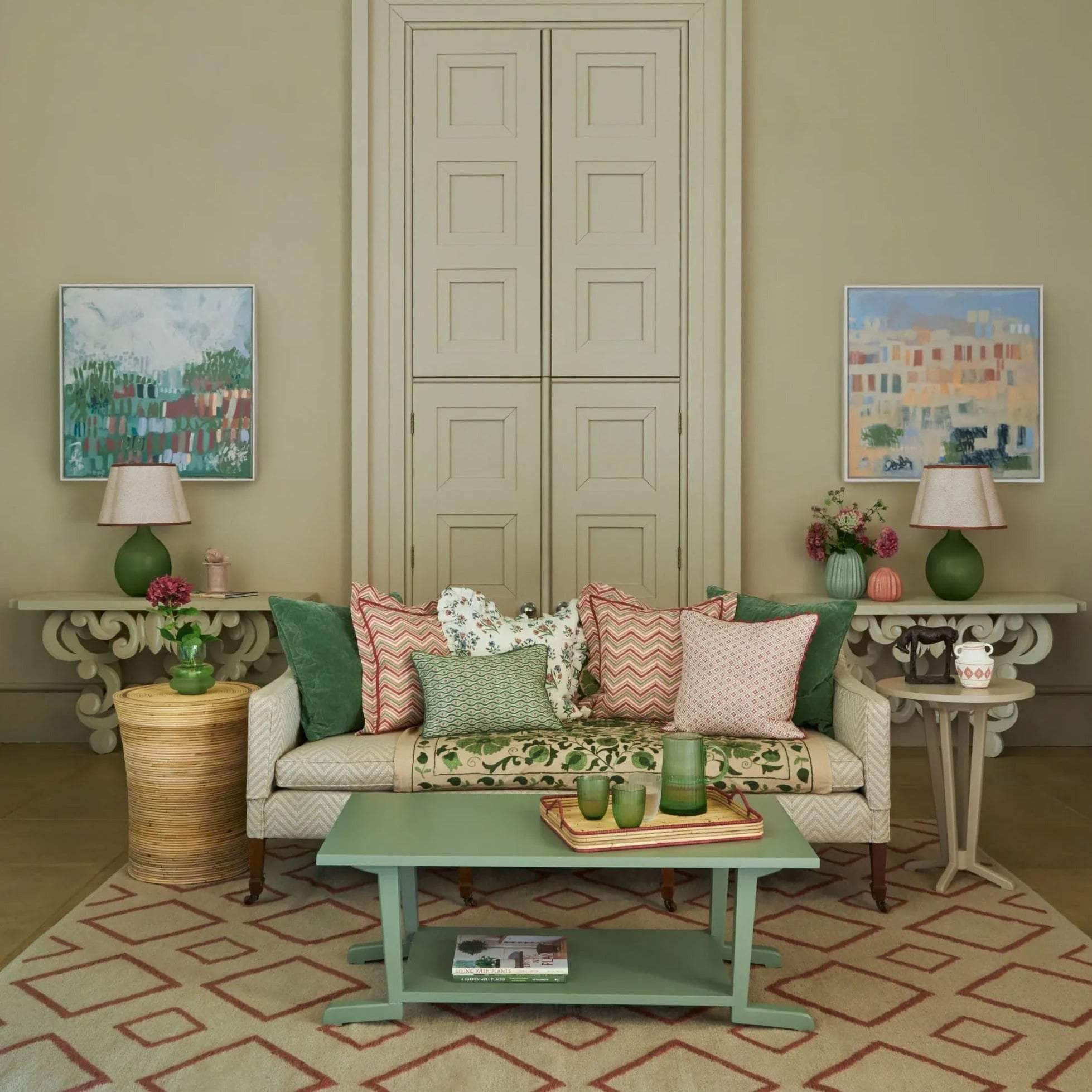 Scalloped Finestra Lampshade - Pink