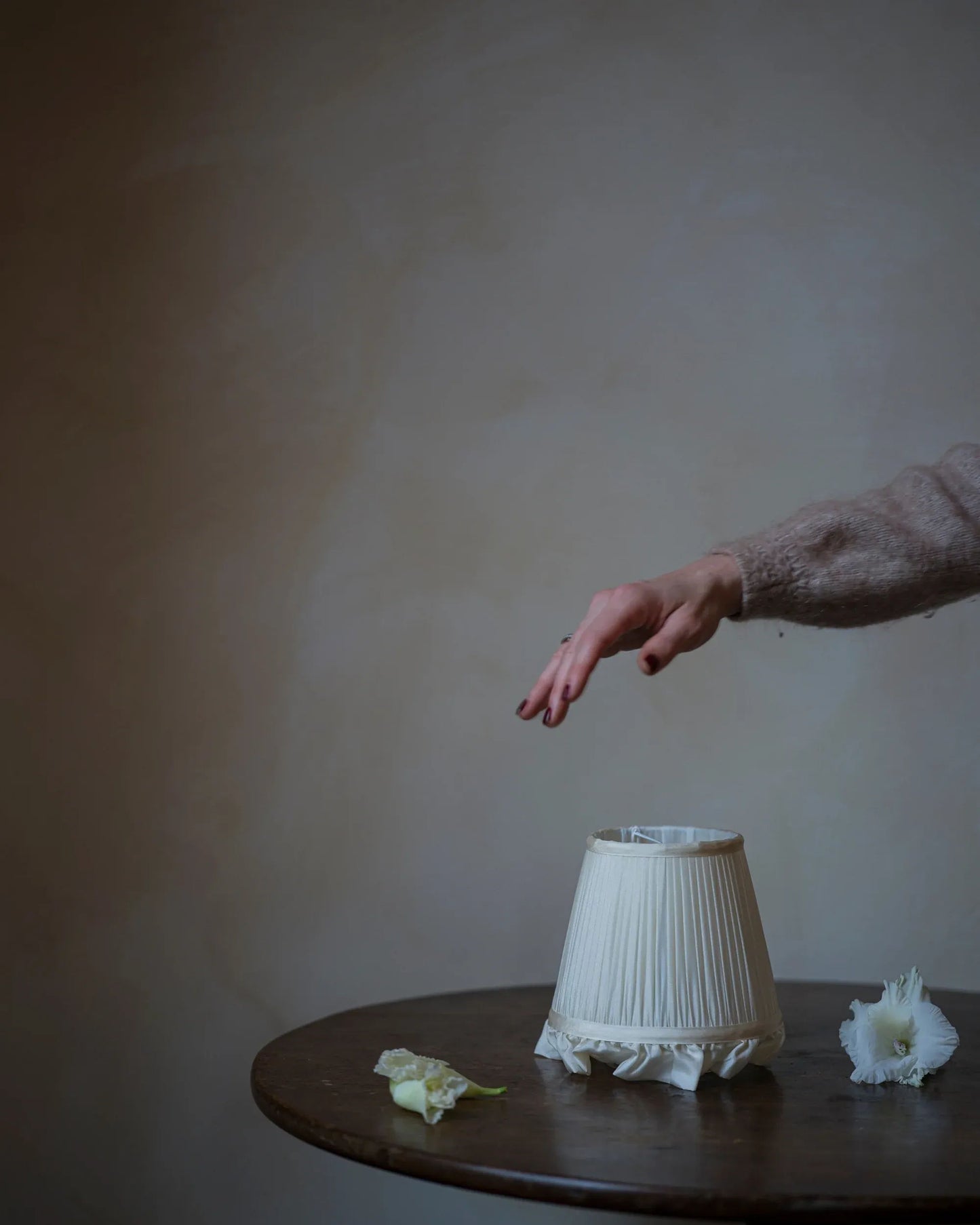 Silk Ivory Wall Light Lampshade