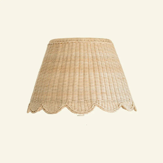 Mimi Rattan Scalloped Lampshade (Large)