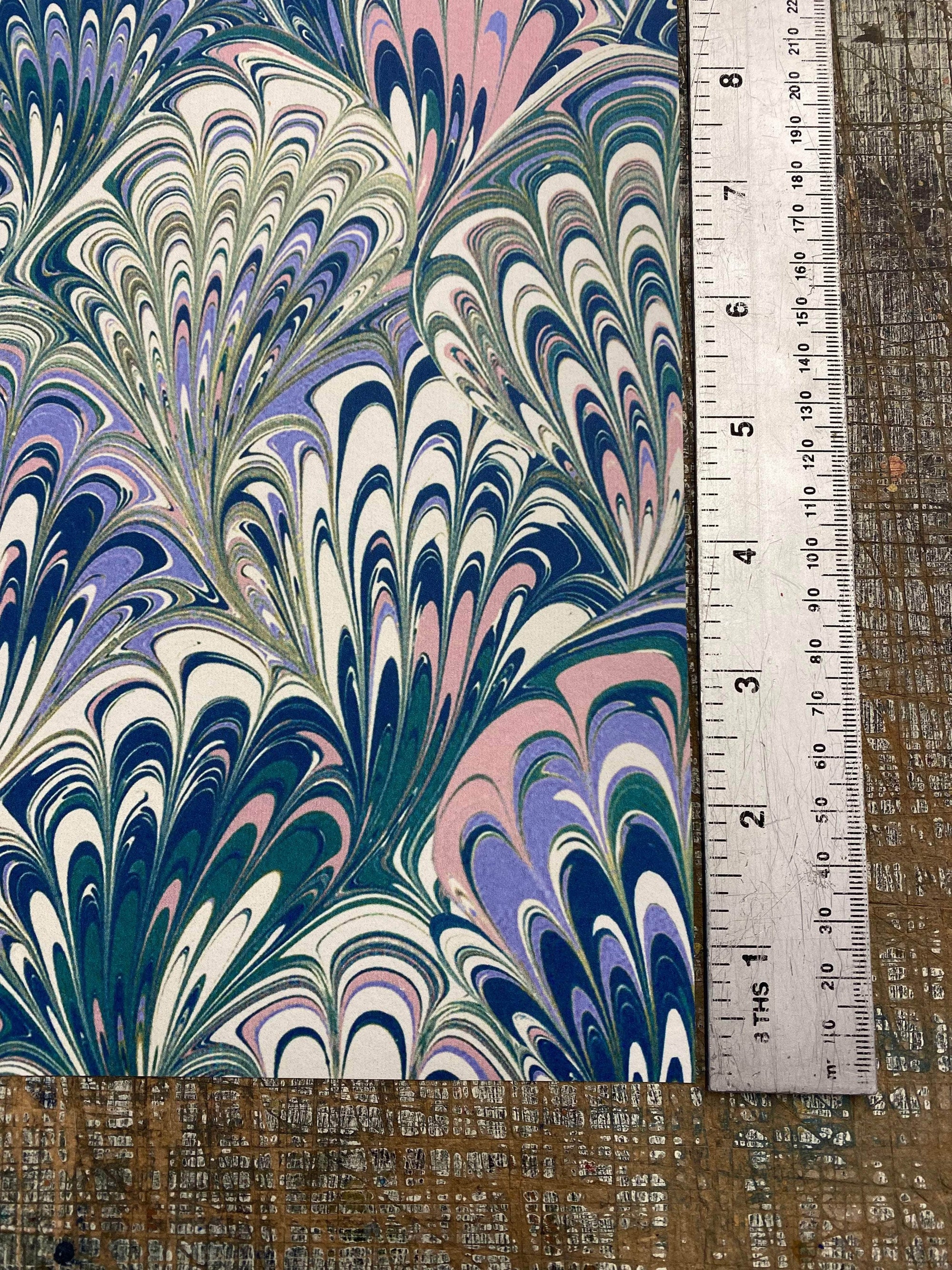 Marbled Wallpaper - 'Serpentine'  Col: Spring - Eco Non-Woven