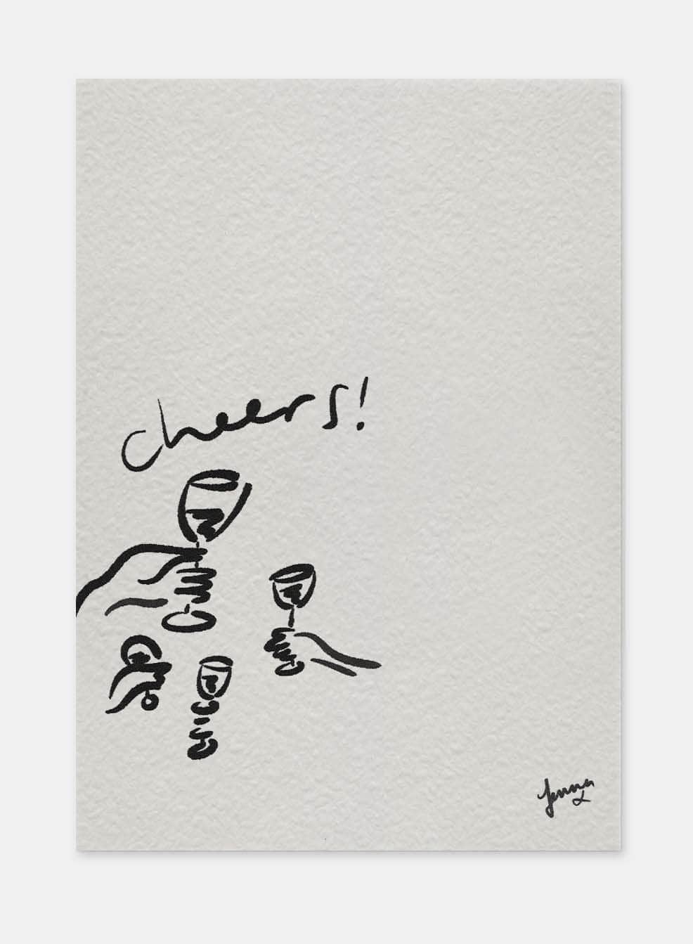 Cheers Greeting Card