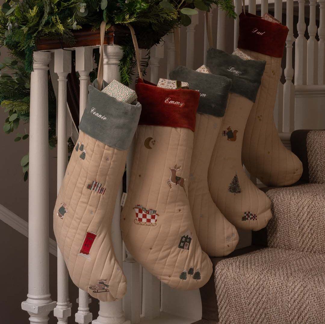 Christmas Stocking - Snowflakes