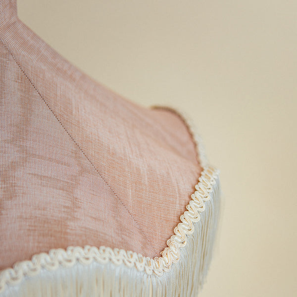 The Daisy Moiré Lampshade – Blush
