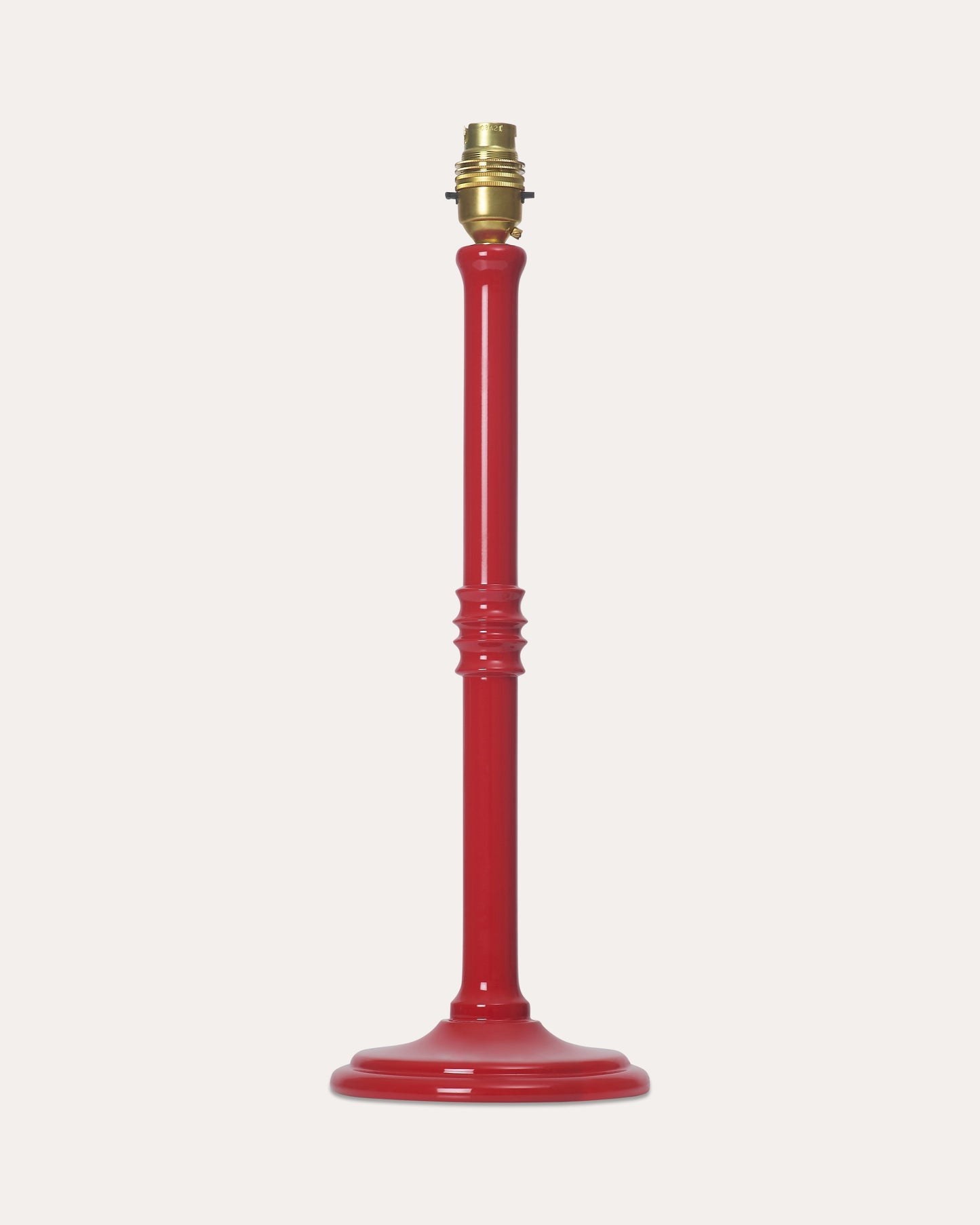 The Lacquered Lampstand in Strawberry