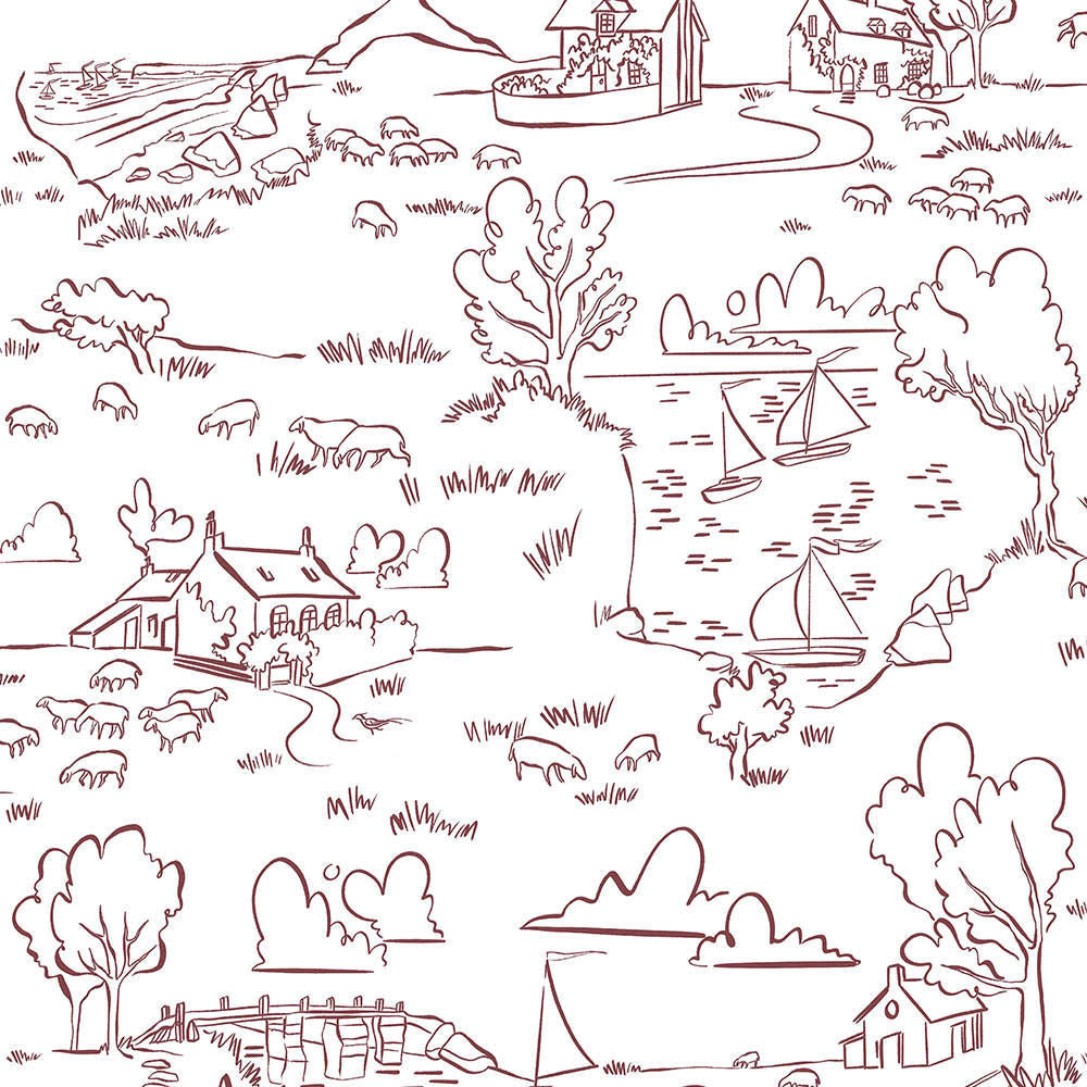 Helford Wallpaper – RUST