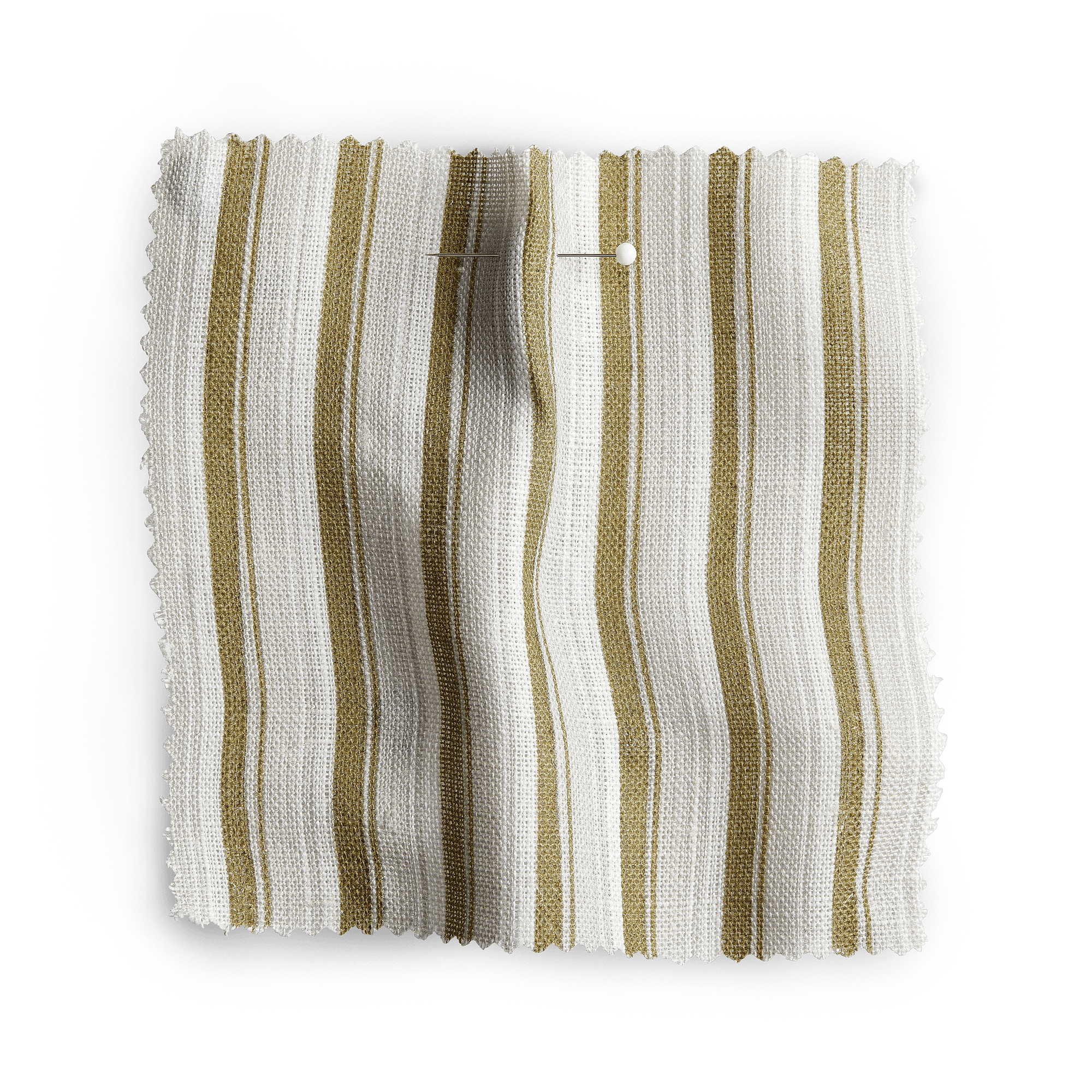 Modern Ticking Fabric - Celadon