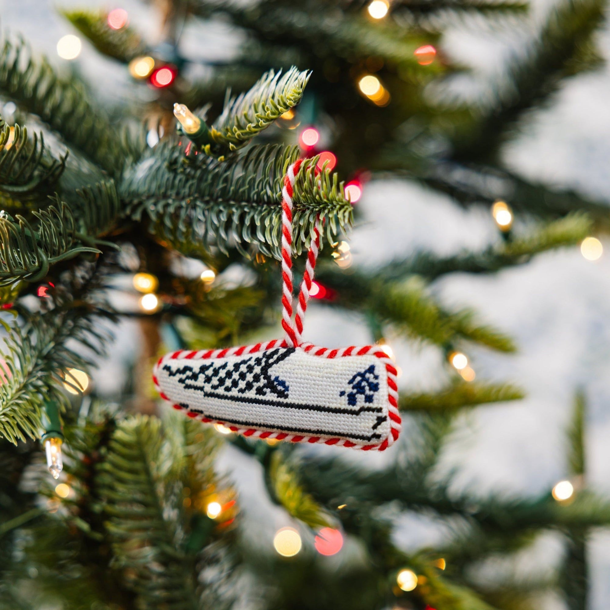 Needlepoint Icon Ornament - Vans