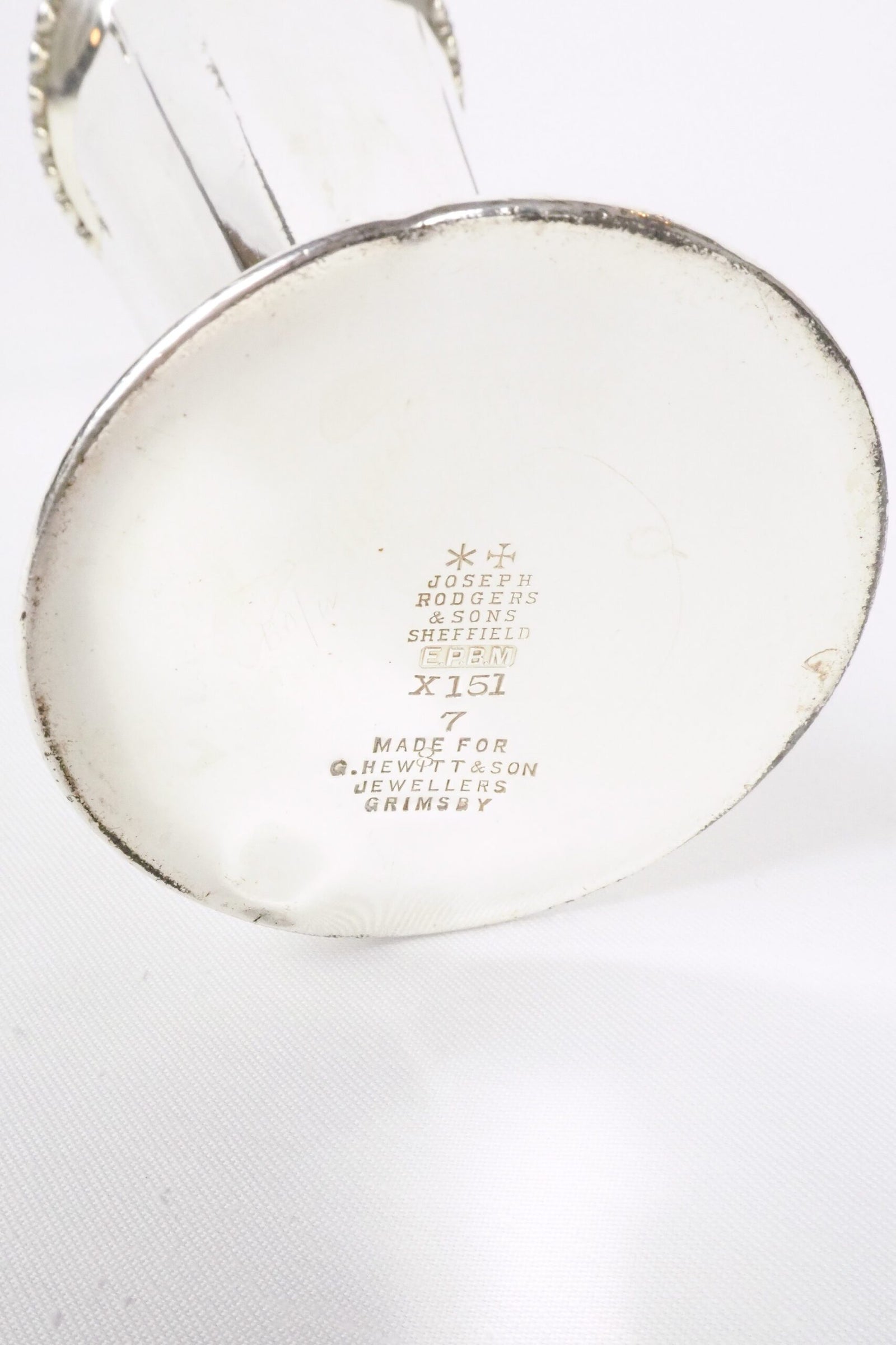 Antique Silver Plate Vase