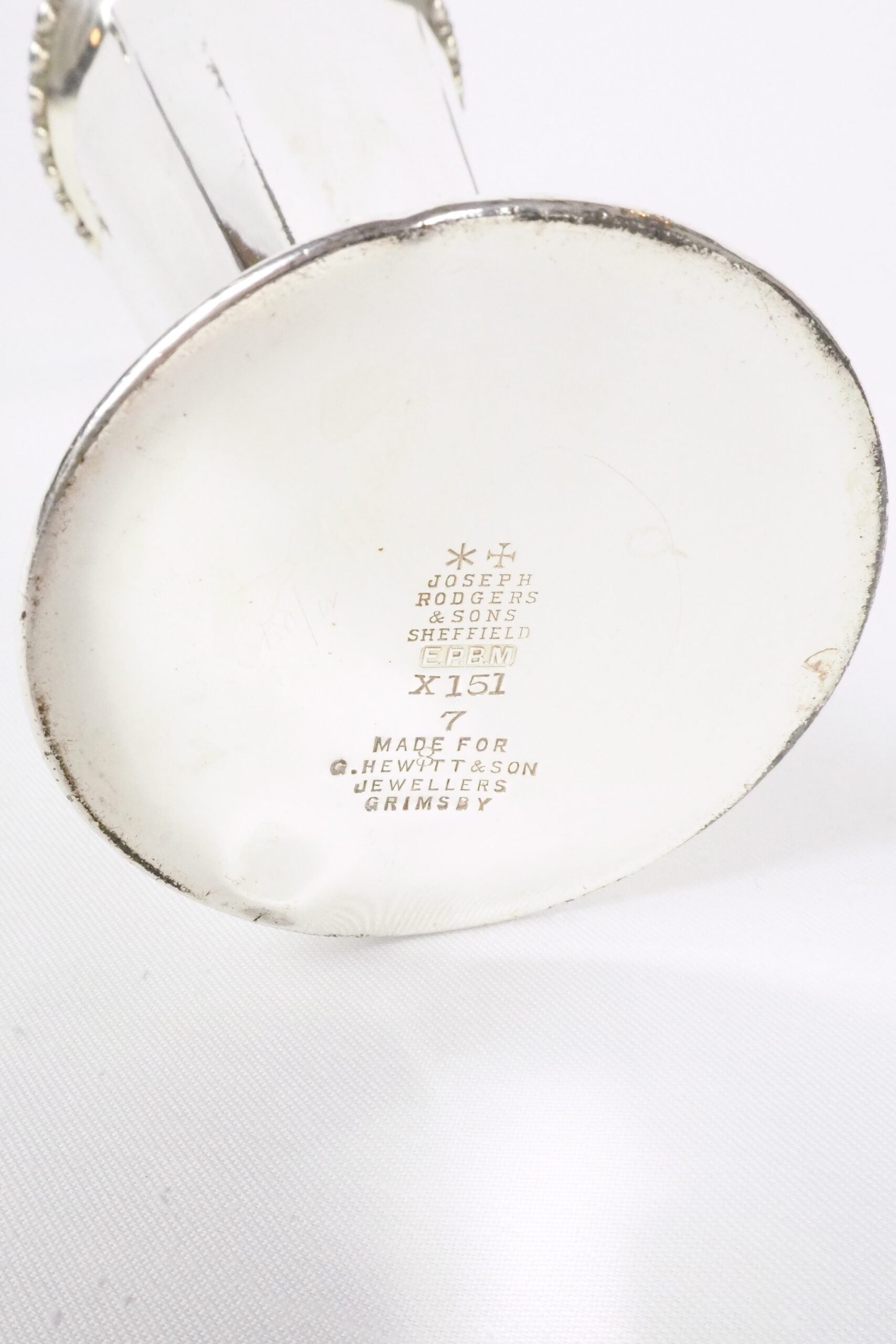 Antique Silver Plate Vase