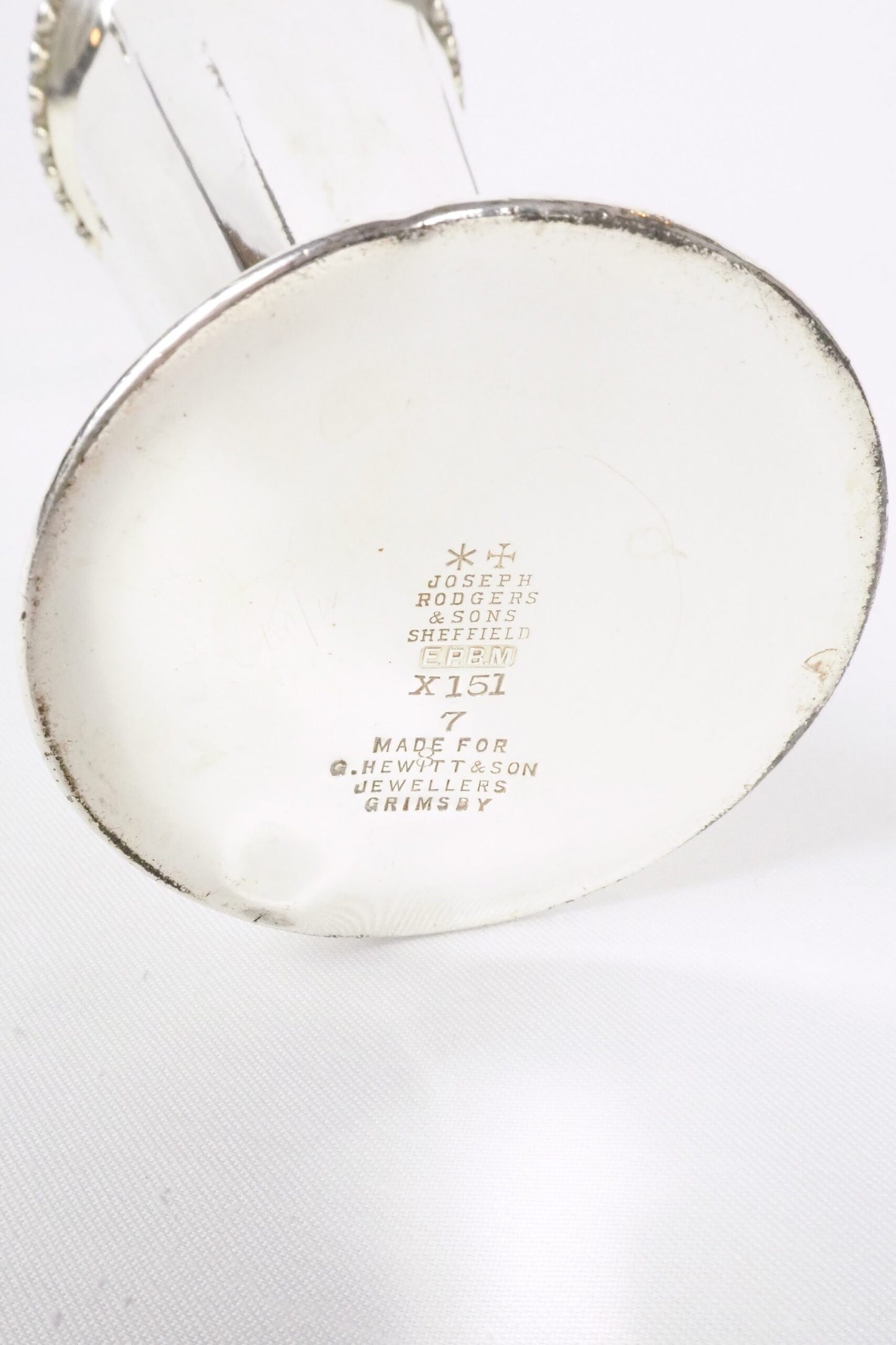 Antique Silver Plate Vase