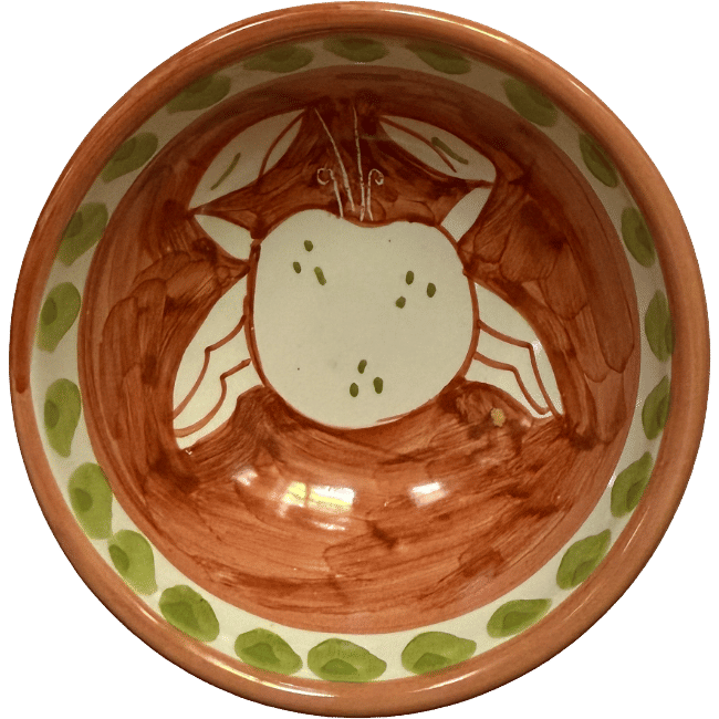 Amalfi Bowl 11 cm – Terracotta Crab